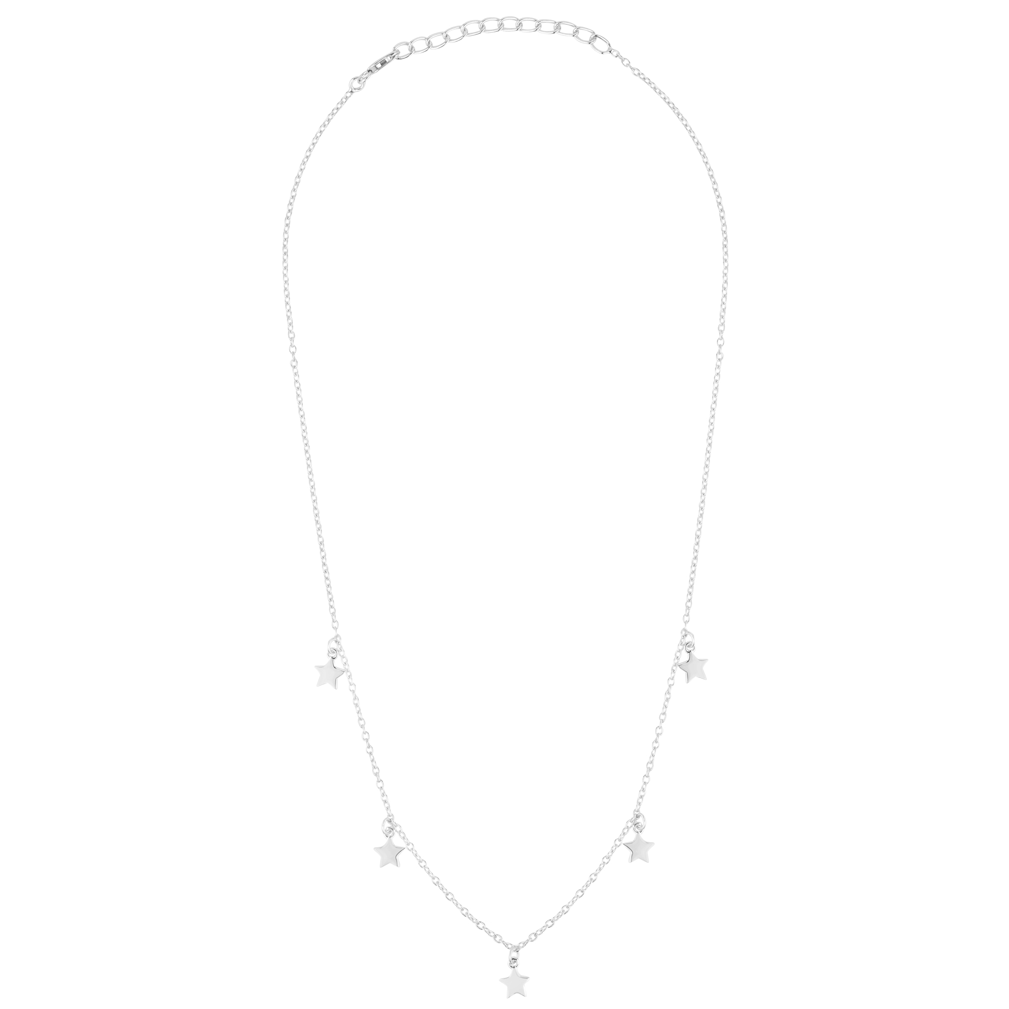 Five Star Necklace in 925 sterling silver
