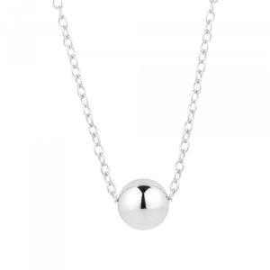 8mm Ball necklace in 925 sterling silver