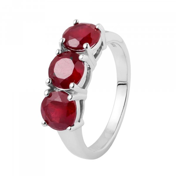 Glass Filled Ruby Ring