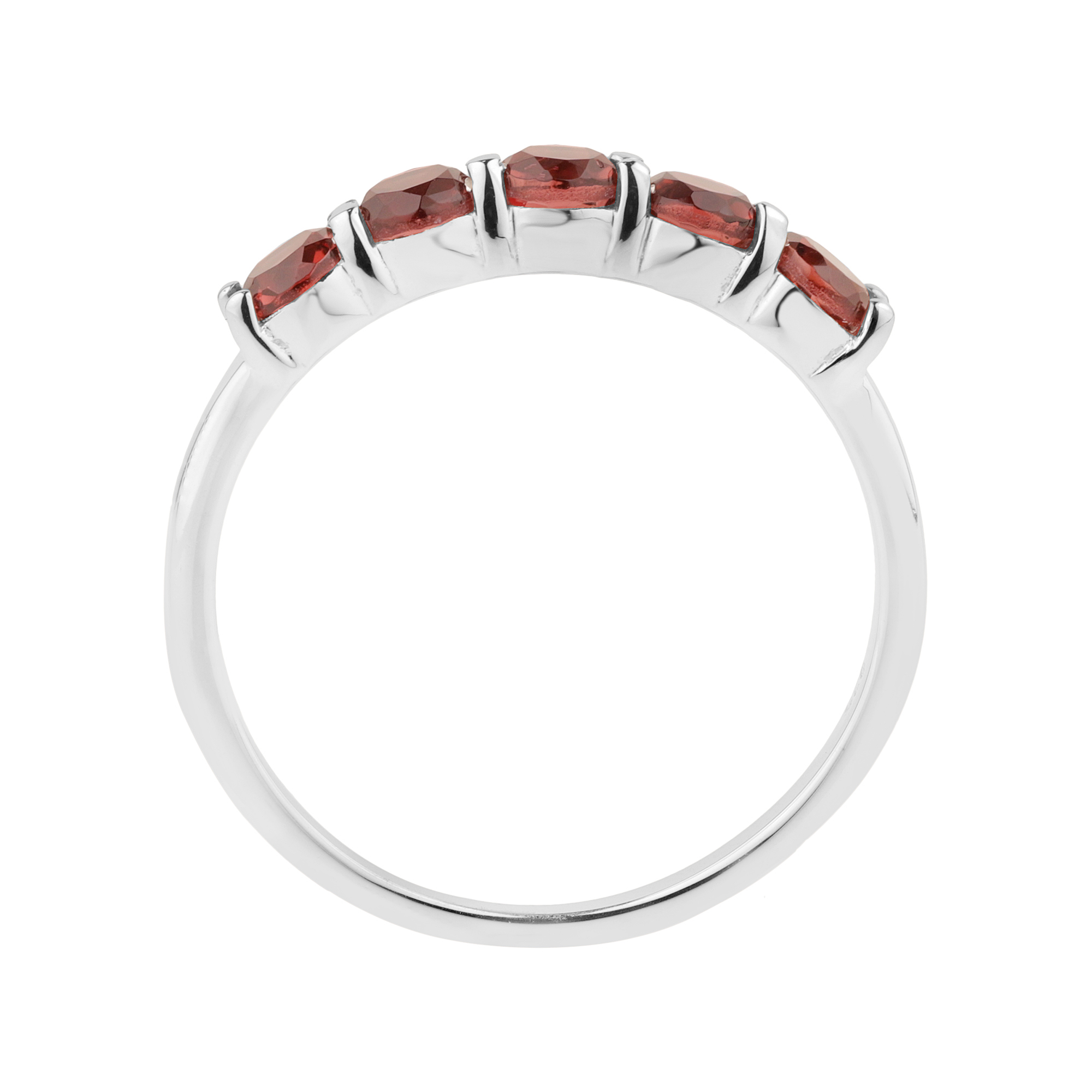 Garnet 925 Sterling Silver Ring