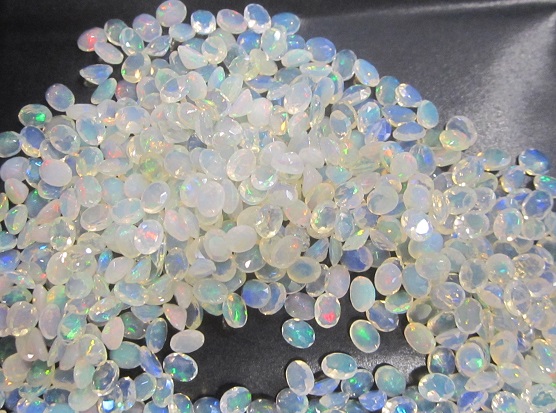 4x3 Ethiopian opal faceted oval