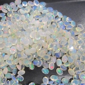4x3 Ethiopian opal faceted oval