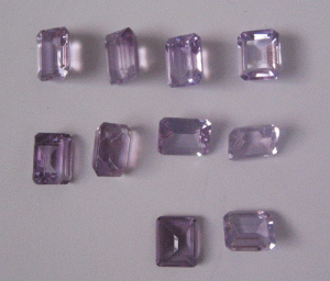 Amethyst Brazilian Octagon faceted