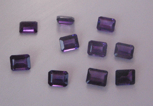 Amethyst Octagon faceted