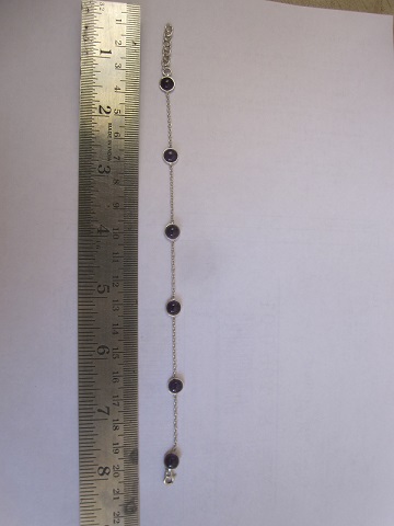 6mm Amethyst light weight bracelet