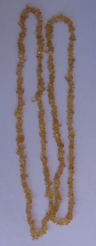 Citrine chip gem beads