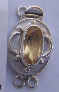 Clasp With Citrine