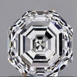 Diamond octogonal  faceted