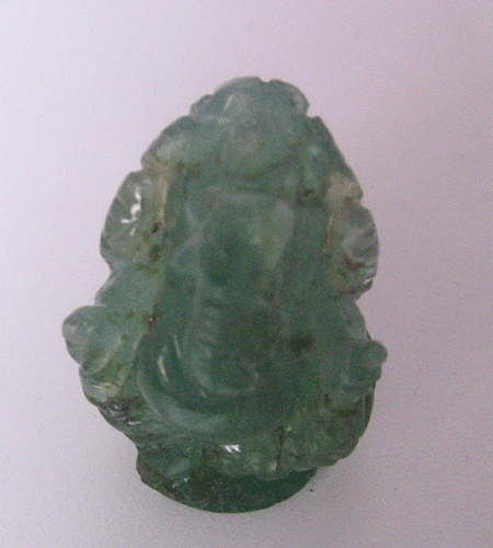 Emerald Lord Ganesh Figure
