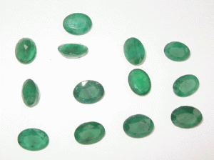 Emerald Oval faceted