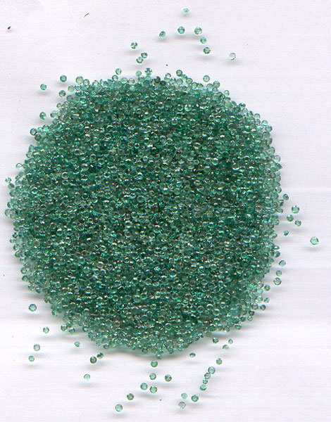 Emerald round cut 2mm