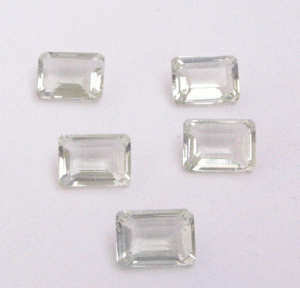 Green Amethyst Octagon faceted