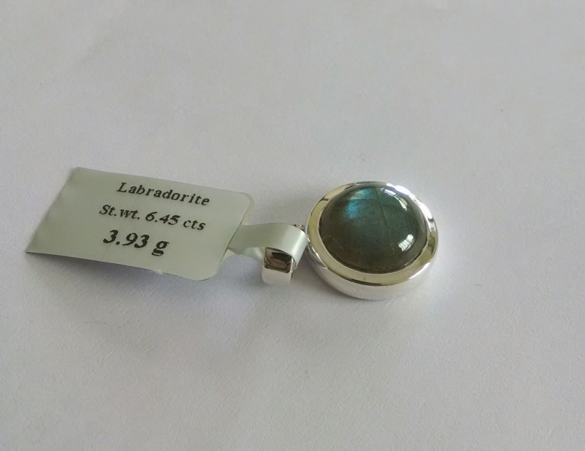 Labradorite Round simple pendant