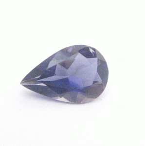 Iolite Pear faceted