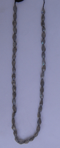 Labadrorite faceted drops beads