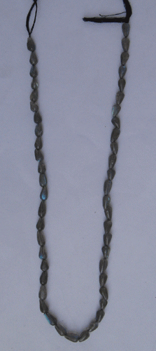 Labadrorite plain drops beads