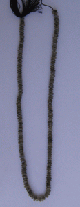 Labadrorite rhondelle plain gem beads