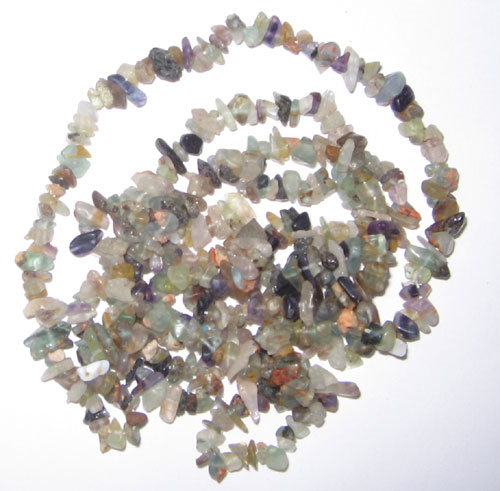 Multi florite chip gem beads
