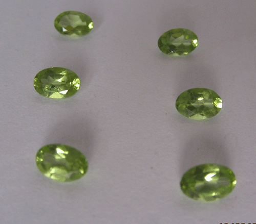 Peridot Oval faceted