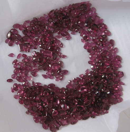Pink Tourmaline oval 5x3 faceted