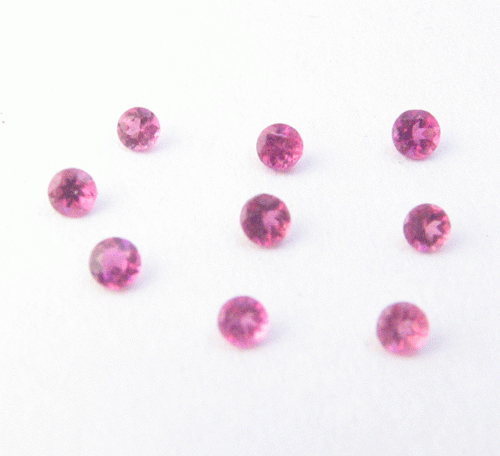 Pink Tourmaline Round faceted
