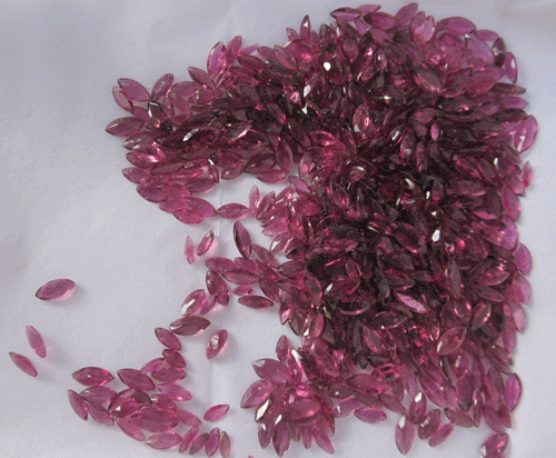 PinkTourmaline Marquise faceted