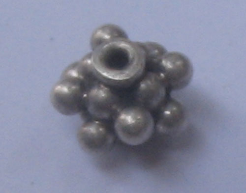 Plain silver beads