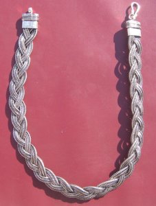 Plain Silver Necklace