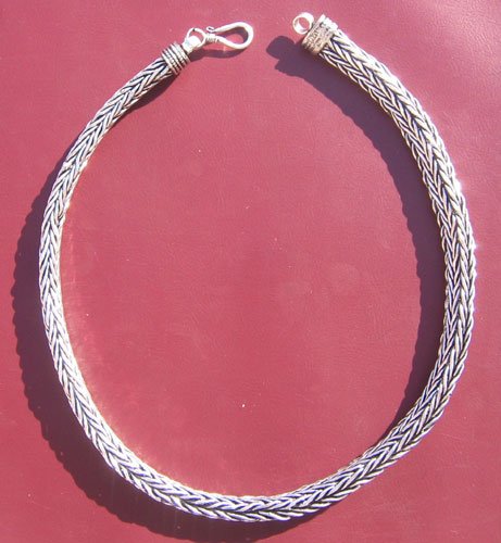 Plain Silver Necklace