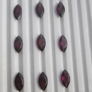 Rhodolite Garnet 12x6 marquise ( navette ) faceted