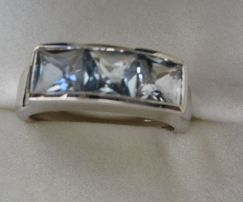 Ring With Aquamarine sq.