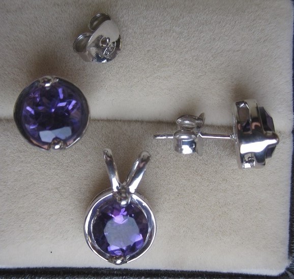 Set With Amethyst
