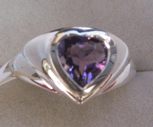 Heart Sterling Silver Ring