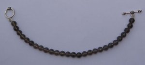 Smoky Quartz bead bracelet