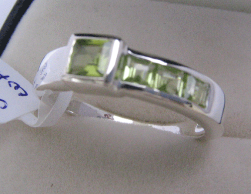 Sterling Silver 3,4mm sq ring