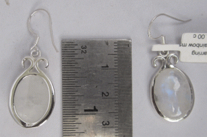 Sterling silver earring