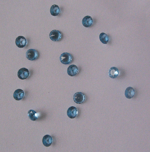 Swiss Blue Topaz Round faceted