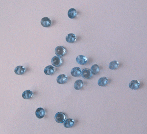 Swuss Blue Topaz Round faceted